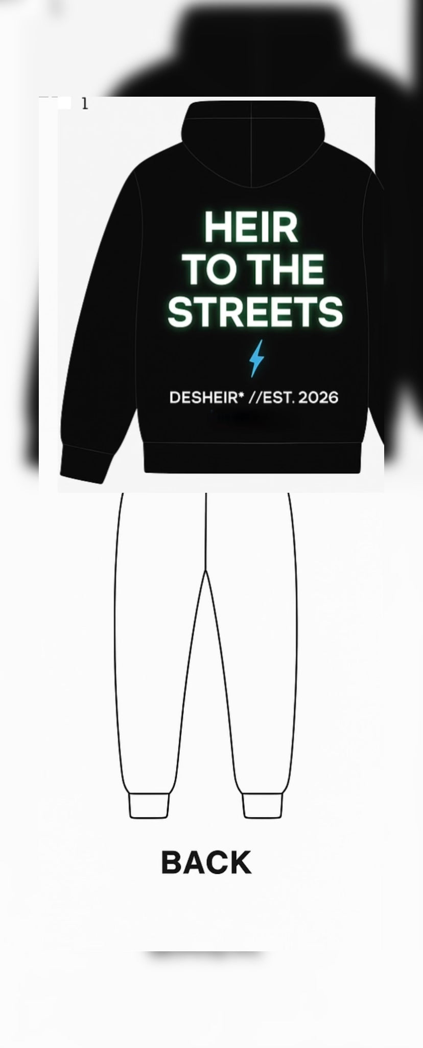 Heir to the Streets Hoodie & Jogger Set (FW25/26)